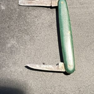 Canif 2 lames vert