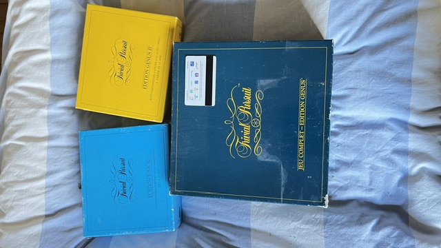 Trivial Pursuit — lot de 3 boîtes